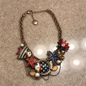 Betsey Johnson fish necklace